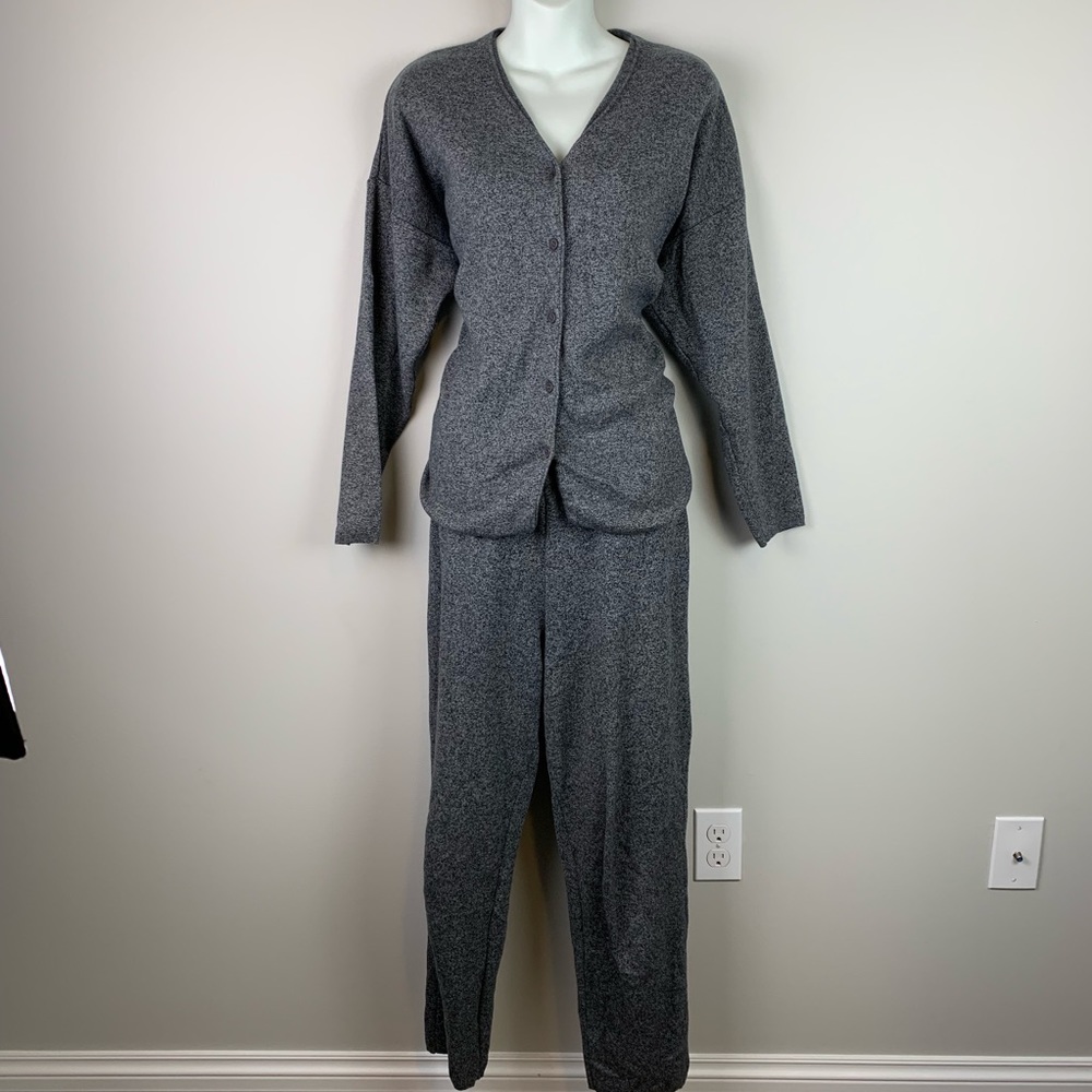 Eileen Fisher 2 piece set size small gray cotton